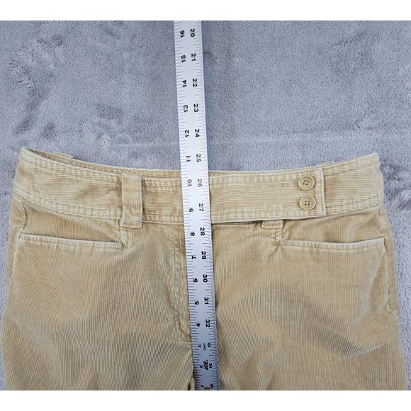 Talbots Pants Women's 8 Beige Corduroy Stretch Casual Office‎ Wear Comfort - Picture 7 of 11